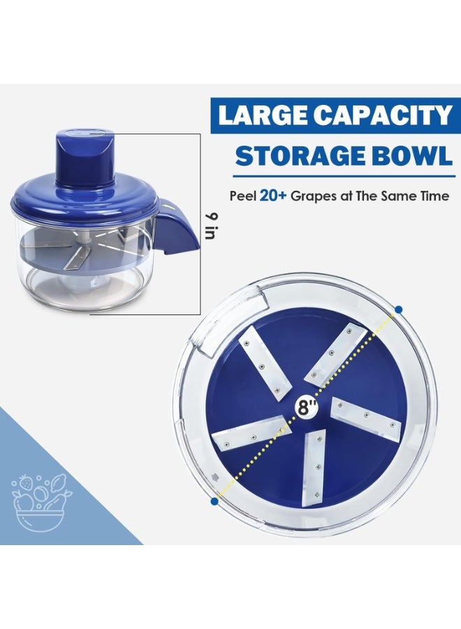 هابي هوم آلة تقشير كهربائية أوتوماتيكية للفواكه والخضروات – تقشير سريع للثوم والعنب والكرز والطماطم الصغيرة، جهاز قابل لإعادة الشحن، فصل القشرة عن اللب بسهولة، أداء آمن وقوي، مثالية للمطابخ المنزلية، التخييم، المطاعم الصغيرة ومحلات العصائر - Image 5